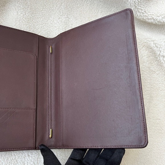 Auth Chanel Quilted CC Logo Black GM Agenda - Lambskin w/ Gold hdw - Picture 12 of 14